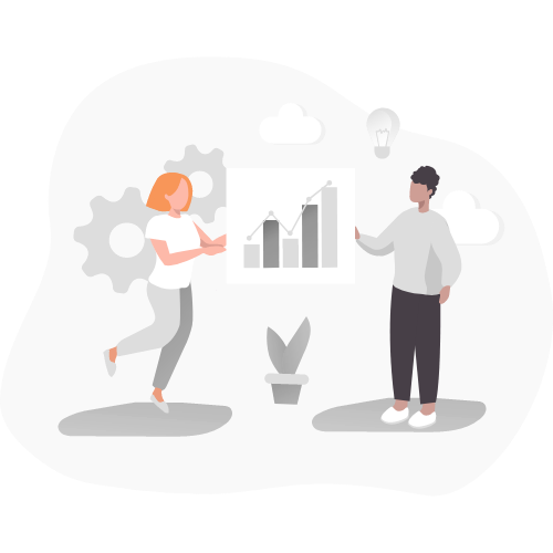 Analytics process illustration