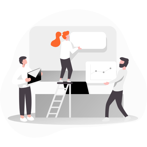 Team building illustration